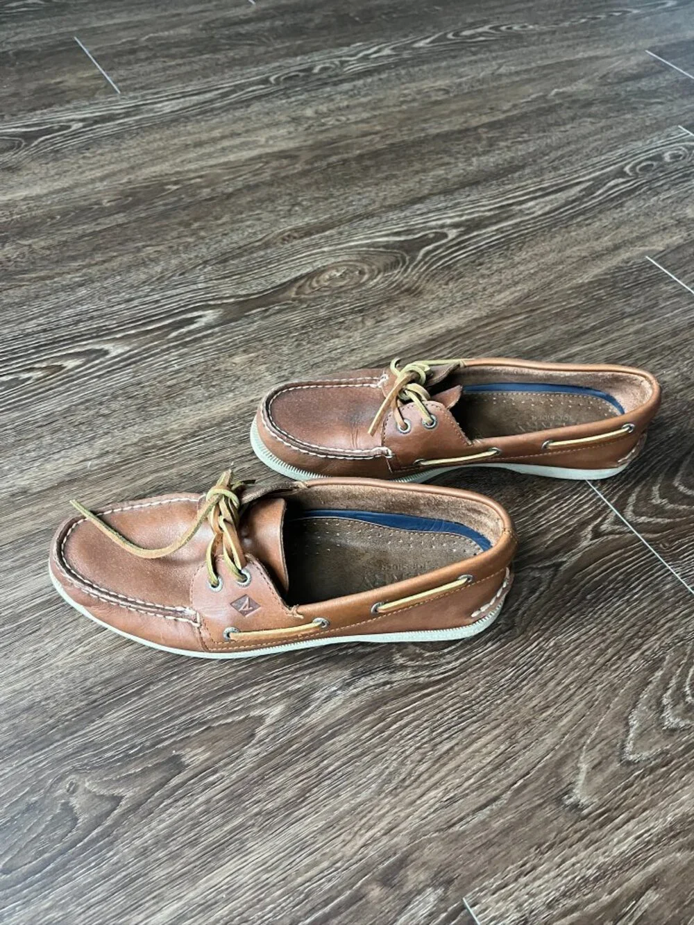 Sperry's Mens Boat Shoe Brown Colorway Size 10 Good Condition